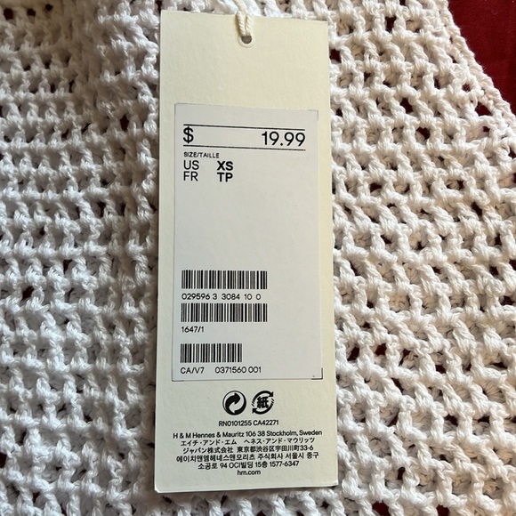 H&M White Knit Halter Top - Picture 3 of 4